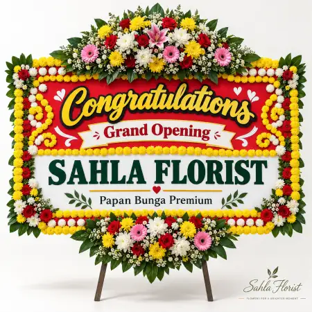 Papan Bunga Ucapan Selamat Sunter